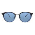 Lacoste Men's Blue Modified Round Sunglasses - L937SPC