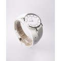 Swiza Women's Plana Silver Dial Leather Watch