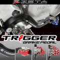 Zeta Trigger Brake Pedal Yamaha All Models