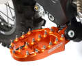 Zeta Alu Foot Pegs KTM SX16 - Orange