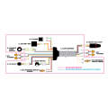 DRC LED EZ Electric Wire Kit w / AL-SWITCH