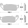 SBS - FA142 Brake Pads | Sintered | Scooter | 183MS
