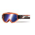 Pro Grip - 3204 MX/Enduro Goggles | Mirror Lens | Red / Orange / Green