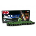 RK Takasago - 520 GXW | 132 Link | Sport Road Chain | Green