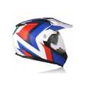 Acerbis | Enduro Flip FS-606 | Dual Sport Helmet | White, Blue & Red