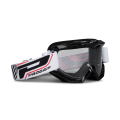 Pro Grip - 3201 ATZAKI MX Goggles | Transparent Lens | White / Black / Blue / Orange