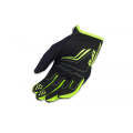 UFO - Road Carbon Reason Adventure Gloves - Black & Neon Yellow
