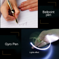 Fidget spinner pen with LED light
