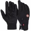 Touch screen Cycling Sport Gloves with zip