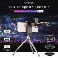 APEXEL Premium Metal Zoom 22 X Telephoto 4 IN 1 Lens Kit