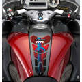 BMW K 1600 GTL Red and Black Tank Pad Protector.