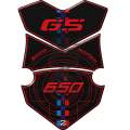 BMW F 650 GS Red and Black Motor Bike Tank Pad / Protector