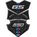 BMW F 650 GS Carbon Fibre Black Motor Bike Tank Pad / Protector