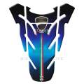 Ducati Coarse Blue, Black and Carbon Fibre  Motor Bike Tank Pad Protector. A Universal Fit Ducati...