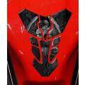 Universal Fit Black Angelic Motor Bike Tank Pad Protector. A Street Pad which fits most motorcycles.
