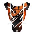 KTM Carbon Fibre Black Generic Tank Pad Protector. A universal tank pad which fit most KTM Motor ...