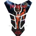Universal Fit Reaper with She Devil " Trust Me  "Motor Bike Tank Pad Protector. A Street Pad whic...