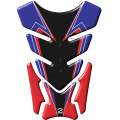 Universal Fit Black, Blue and Red Tank Pad Protector. A Street Pad which fits most motorcycles.