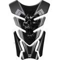 Universal Fit Black Screaming Skull Motor Bike Tank Pad Protector. A Street Pad which fits most m...