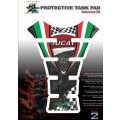 Ducati Black Pitted Metal Tank Pad