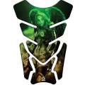 Green and Black Universal Fit Amazon Warrior with Angelic Wings. A Street Pad which fits most mod...