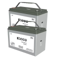 ECCO 12v 100ah japanese technology solar battery - 2 pcs