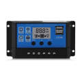 100A Solar Panel Controller Solar Recharger Controller LCD Display Screen Street Lamp System R