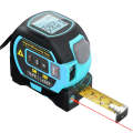 3in1 Laser Rangefinder 5m Tape Measure Ruler LCD Display with Backlight Distance Meter Buildi