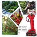 21V Cordless Electric Pruner Pruning Shear Efficient Fruit Tree Bonsai Pruning Branches Cutte