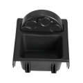 Car Front Center Console Drink Cup Holder + Coin Holder Tray for BMW 3Series E46 1998-2004 Black