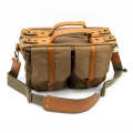 Jenova Nostalgic PRO Messenger/Soft Briefcase Camera Bag-Med Brown-31301BN