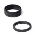 easyCover PRO 77mm Lens Silicon Rim/Ring & Bumper Protectors Black - ECLR77