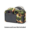 easyCover PRO Silicon Camera Case for Mirrorless Canon R7 - Camouflage - ECCR7C
