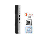 REFURBISHED - HP ELITEDESK 800 G3 MINI PC - I5 7500T - 8GB DDR4 - 256GB SSD - MS OFFICE 2021 - CO...