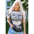 Black Baby I Love You Like I Love t Country music Graphic Tee