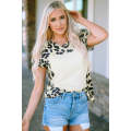 Leopard Bleached Graphic Short Sleeve Tee