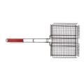 Deep Non-Stick Grill Basket with wooden handle