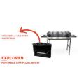 Explorer Portable Charcoal Braai with free Carry Bag