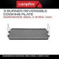 Reversable Cooking Plate - 3 Burner Gas / Open Fire