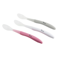 B-Soft Spoon Set (3 pcs) (Grey, White & Pink)