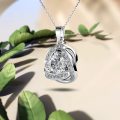 Love Knot Necklace Embellished with Swarovski crystals