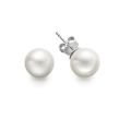 Pearl Earrings with Crystals from Swarovski