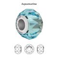 Swarovski Elements 5940 Charmed Helix Crystal - Aquamarine