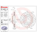 Brake Disc Front (2 In Box) Drilled Audi RS3 DAZA 310mm, Golf R CJXG (Brembo 09A2001X)