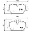 Brembo Brake Pads Rear Mini R60/R61 ( Set Lh&Rh) (P06080)