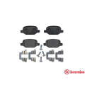 Brembo Brake Pads Rear Fiat Punto ( Set Lh&Rh) (P23064)