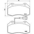 Brembo Brake Pads Front Alfa Mito 1.4T ( Set Lh&Rh) (P23117)