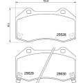 Brembo Brake Pads Front Fiat/Mazda ( Set Lh&Rh) (P23182)