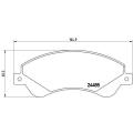 Brembo Brake Pads Fr / Rr Ford Transit/Tourneo ( Set Lh&Rh) (P24065)