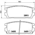 Brembo Brake Pads Rear Hyundai Terracan ( Set Lh&Rh) (P30021)